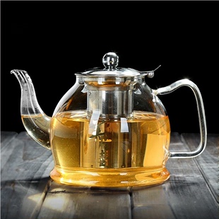 养生玻璃煮茶壶电磁炉茶具烧水壶耐热玻璃茶壶平底透明单壶可加热