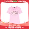 香港直邮潮奢 Versace 女士铆钉T恤