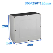 锂电池外壳防水接线盒塑料电工电气端子按钮盒300*280*140mm