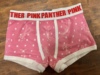 出口日本pinkpanther粉红豹顽皮豹可爱纯棉女生平角内裤1.6