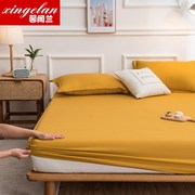纯色床笠单件1.8米床单全包防尘罩席梦思床垫保护套固定防滑床罩