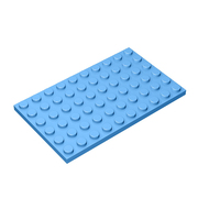 砖友moc3033小颗粒益智拼插积木散件中国积木零配件6x10基础板