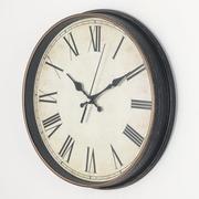 12寸罗马数字挂钟，北欧艺术复古钟表客厅个性，创意欧美潮流时钟