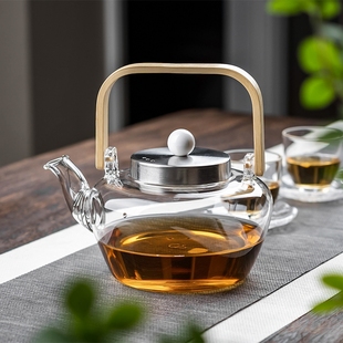 奇高chikao日式玻璃壶茶具煮茶过滤泡茶器带盖耐高温花茶壶1000ml