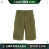 香港直邮carharttwip男士mart橄榄绿，绿色棉质短裤i033130