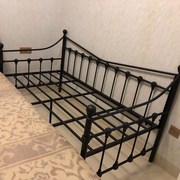欧式铁艺沙发床儿童床，带护栏男孩女孩公主床简易加宽拼接床婴儿床