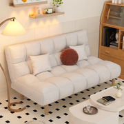 奶油风小户型可折叠两用沙发，床出租房客厅布艺沙发，公寓民宿小沙发