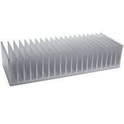 铝型材散热片100*262*60mm工业铝板，大功率散热器导热块功放可定制
