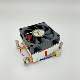 金钱豹全铜2U 2011长方形接口CPU散热器cpu风扇 Intel 服务器专用