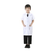 儿童白大褂男童医生服女童幼儿园医生服装工作服套装过家家演出服