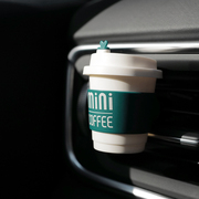 车载香薰汽车空调出风口香水车上用香氛摆件咖啡味车内用品装饰品