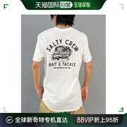 日本直邮SALTY CREW男女同款US尺码背面印花短袖T恤 休闲海洋风格
