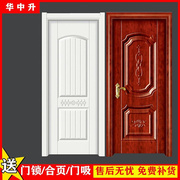 生态门室内门套装门家用房间卧室门工程，免漆门实木复合烤漆钢木门