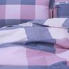 英伦格子粉可爱床单时尚床笠枕套被单被套床上用品纯棉可组套件女