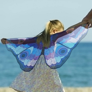 儿童蝴蝶翅膀奇妙仙子，演出翅膀道具大人丝绸，蝴蝶天使翅膀舞蹈服饰