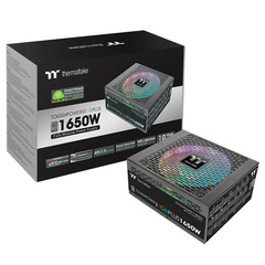 TT台式机电脑电源钢影iRGB1650W
