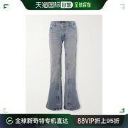 香港直邮潮奢 Y/Project 女士 多穿法低腰直筒牛仔裤 107PA002