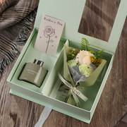 母亲节送妈妈婆婆的生日礼物，高档实用高级感康乃馨，花束香薰礼盒