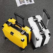 2024超轻行李箱女18寸全铝镁合金拉杆高质量小型登机登记旅行