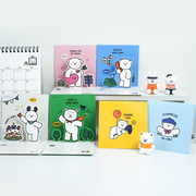 韩国PINKFOOT可爱卡通立体贺卡信封生日节日祝福礼物留言感谢卡片