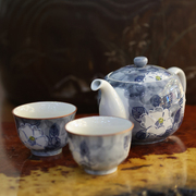 日本进口有田烧山茶花，茶具套装家用礼盒，高颜值慢生活专用