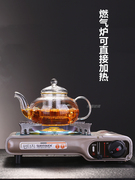 加厚玻璃茶壶耐热高温过滤泡茶壶花茶壶玻璃，茶具套装整套水壶家用