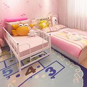 加固折叠床儿童床带护栏，男孩单人床女孩公主床，家用简易拼接小孩床