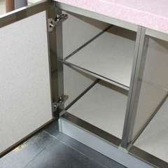 瓷砖橱柜整体柜体陶瓷镁铝合金框架铝材防水砖砌订做时尚简洁