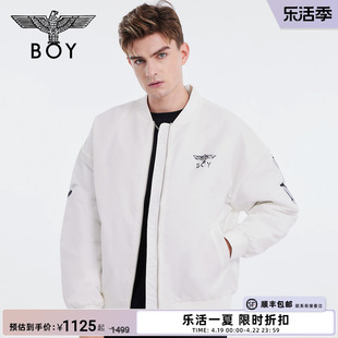 boylondon潮牌短款棉服情侣，款冬仿烫金印花潮流，棉衣外套n29008