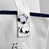 卡通功夫熊猫胸针可爱造型动物熊猫合金徽章胸章领针书包笔袋装饰
