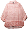 RUE21 S-XL码 粉红色宽松长袖衬衣 雪纺 外贸女装