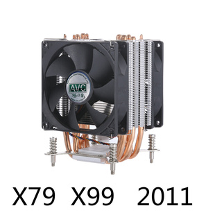 AVC cpu散热器2011服务器双路主板X99X79台式电脑CPU风扇静音风冷