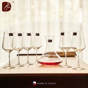 捷克进口红酒杯子套装，家用无铅水晶玻璃葡萄，酒醒酒器高脚杯