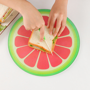 厨房钢化玻璃砧板菜板切水果面包板西柚砧板儿童辅食圆形案板大号