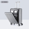 宾豪新一代全开盖PC铝框行李箱万向轮拉杆箱登机18 20 24寸旅行箱