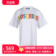 moschino莫斯奇诺，女字母logo全棉短袖，t恤女士春夏xy