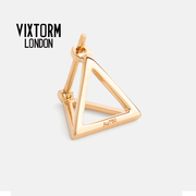 VIXTORM“锐”Vertex18K/Au750黄金原创设计立体耳钉10mm