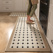 美式厨房专用地垫防滑防油可擦免洗地毯吸油防水l形吸水耐脏脚垫