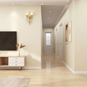全屋无缝墙布素色卧室客厅电视背景简约米黄色墙纸奶油色壁布