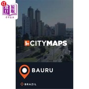 海外直订City Maps Bauru Brazil 城市地图巴西包鲁