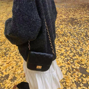 包包女包2023潮韩版时尚迷你斜挎包时尚，菱格链条包单肩小方包