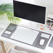多功能办公桌垫超大号鼠标垫备忘写E字台垫电脑键盘垫照片书桌垫
