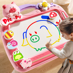 儿童画画板小孩家用婴幼儿磁性，宝宝涂鸦磁力绘画写字板可消除可擦