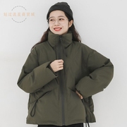 冬季棉衣女2022短款外套女加厚棉服女学生ins面包服韩版宽松
