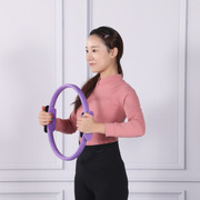 EVA玻璃纤维普拉提圈 健身美体瑜伽呼啦圈瘦腰收腹瑜伽器材