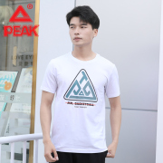 匹克运动t恤男2022夏季潮流，透气宽松纯棉休闲衣服，男短袖上衣