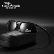 库克鲨鱼个性，户外太阳眼镜开车专用防紫外线，钓鱼看漂偏光墨镜