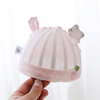新生儿帽子夏季薄款女宝宝，胎帽小兔子宝宝帽子，婴儿帽洋气囟门帽