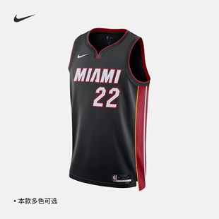 Nike耐克2022/23赛季迈阿密热火队NBA男子速干球衣春季DN2011