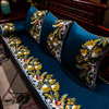 中式红木沙发坐垫加厚防滑实木家具沙发套新中式罗汉床五件套定制